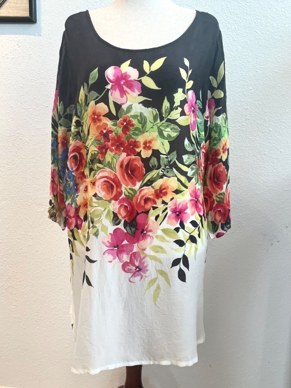 Johnny Was Women's Betty Top or Dress, Size 1X, NWT, Rayon - Picture 4 of 7